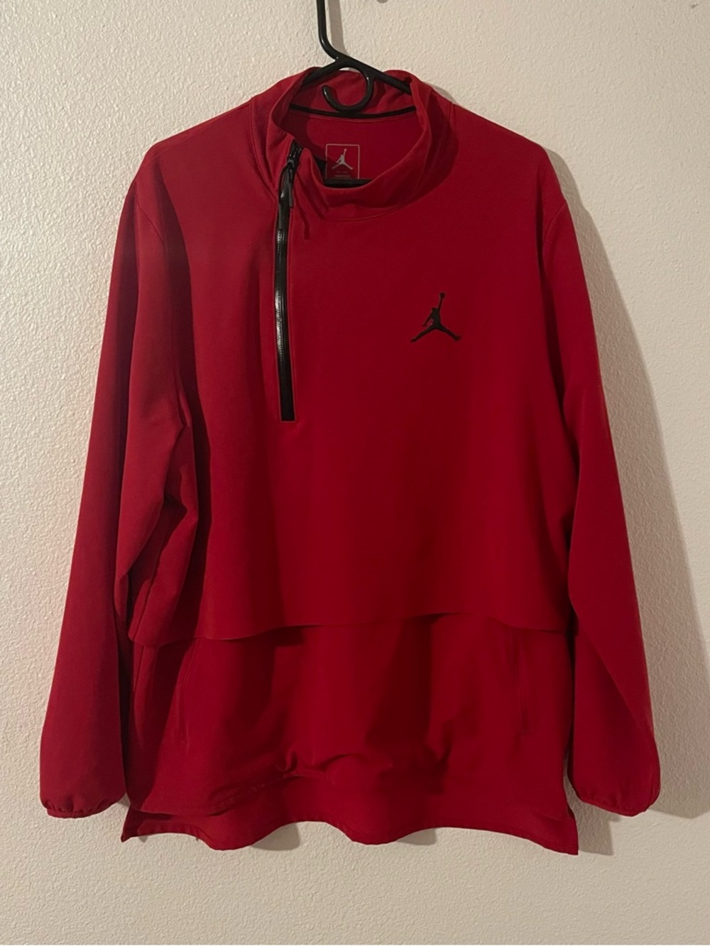 Jordan 23 Nike Shield Red Jacket Men XL Tech Training Pullover Athletic Sporty